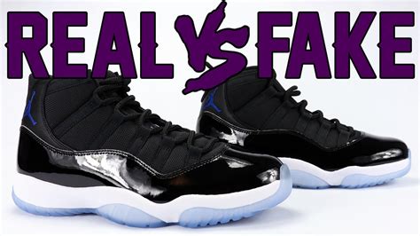 jordan 11 space jam nike real vs fake|fake air jordan 11.